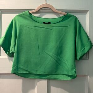 Naven Crop Top - Lime Green